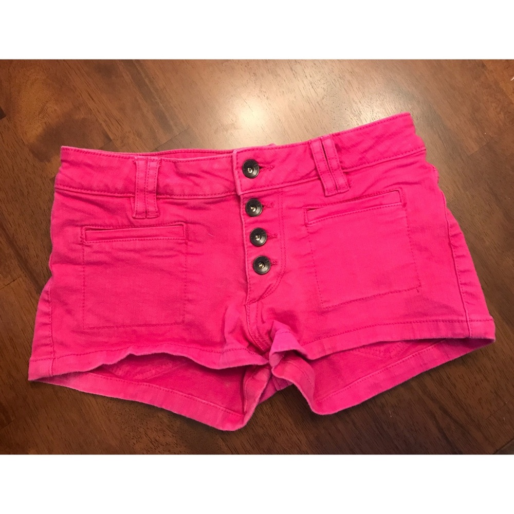 Bullhead Hot Pink Jean Shorts Sz 3 EUC